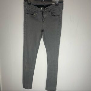 Rag & Bone Gray Skinny Jeans